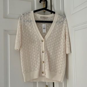 LOFT women’s short sleeve sweater Size Small